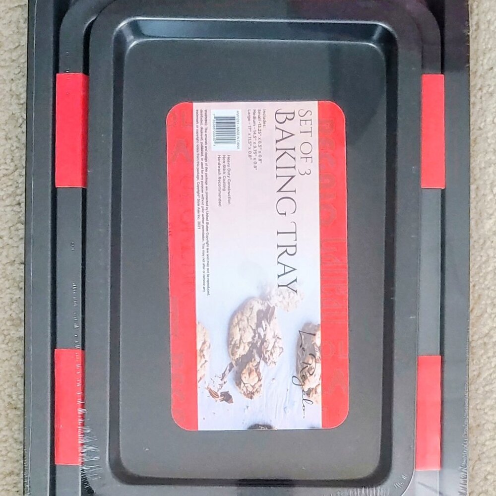 LeRegalo Set of 3 Baking Trays - NEW!